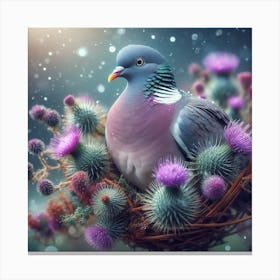 Pigeon Scotland Canvas Print
