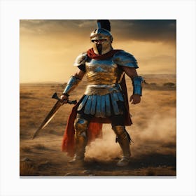 Spartan Warrior Canvas Print