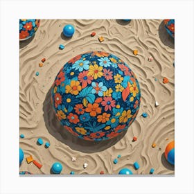 Sand Ball Canvas Print