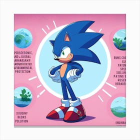 Sonic The Hedgehog 35 Canvas Print