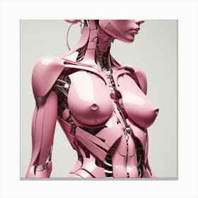 Default Deconstructed Body Detail Pink Art Print 0 Canvas Print