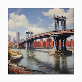 Manhattan Bridge 1 Canvas Print