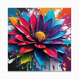 Colorful Flower 2 Canvas Print