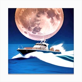 Moonlight Cruise 40 Canvas Print