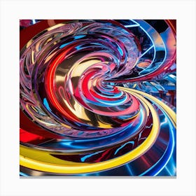 Abstract Spiral Canvas Print