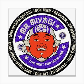 Miyagi Auto Wax Canvas Print
