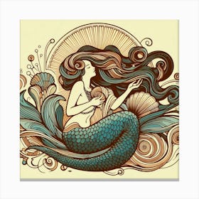 Mermaid 14 Canvas Print