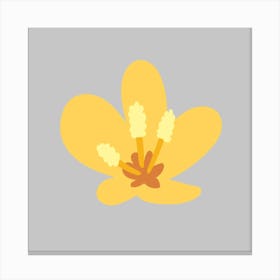 Yellow Flower Canvas Print