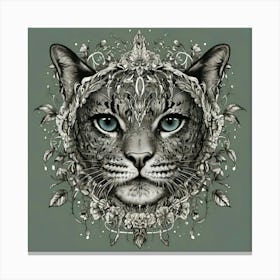 Lynx print Canvas Print