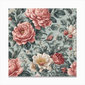 Peonies Canvas Print