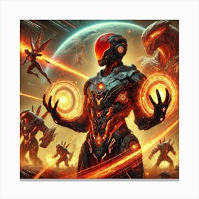 Nova Icarus Kaiju Mastery Scifi Canvas Print