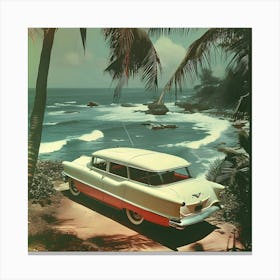 Hawaiian Car Canvas Print