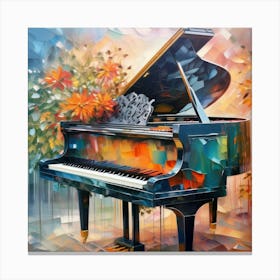 Grand Piano 5 Canvas Print