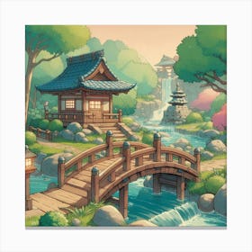 Japanese Garden Canvas Print