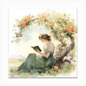 Enchanted Reading Canvas Print