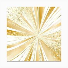 Golden Sunburst Canvas Print