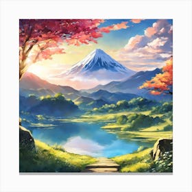 Mt Fuji Canvas Print