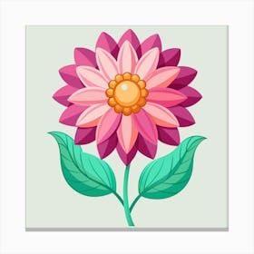 Pink Flower Canvas Print