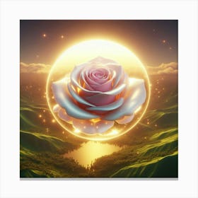 Rose In The Sky 1 Canvas Print