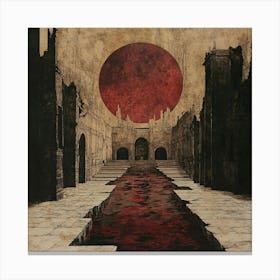 Sacrificial Sun Canvas Print