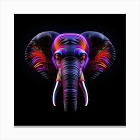 Neon Elephant 2 Toile