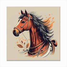 Horse Head Canvas Print