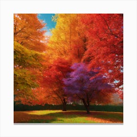 Autumn Trees Canvas Print