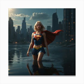 Supergirl 5 Canvas Print