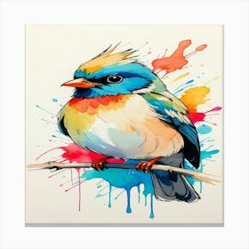 Bird Painting Canvas Print