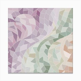 Abstract Mosaic Background Canvas Print