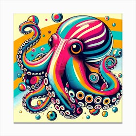 Octopus 8 Canvas Print