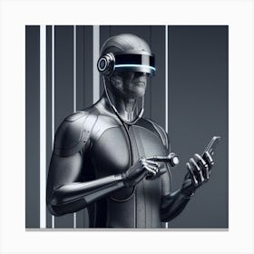 Android Man Canvas Print