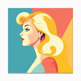 Pin-Up Girl Canvas Print