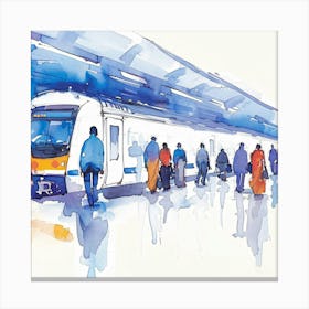 Of A Train Canvas Print