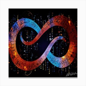 Mathematical Infinity - Infinite Symbol Canvas Print