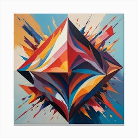 Abstract Diamond Paintings Art Print Canvas Print