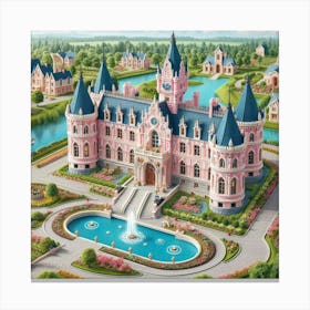 Cinderella Castle 3 Canvas Print