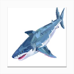 Great White Shark 05 Canvas Print