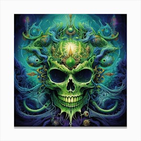 Skull Of The Ocean 3 Canvas Print