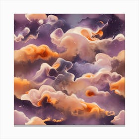 Abstract Clouds Canvas Print