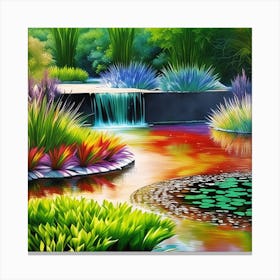 Lily Pond #1 Canvas Print