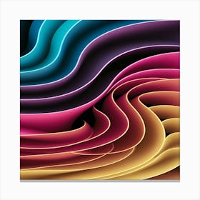 Abstract Abstract Painting Canvas Print