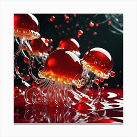Red Jelly 25 Canvas Print