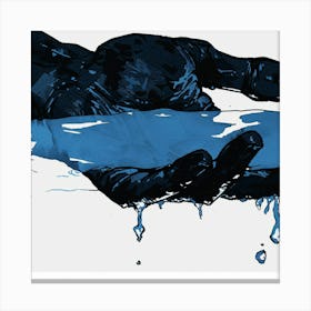 Hand In Water Canvas Print