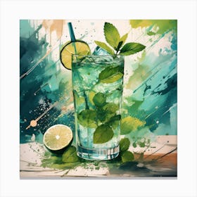 Iced Mojito Canvas Print