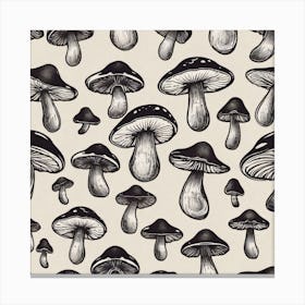 Mushroom Print 2 Canvas Print