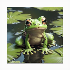Cute Frog Canvas Print