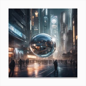 Futuristic Transportation Canvas Print