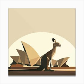 Sydney Kangaroo Canvas Print