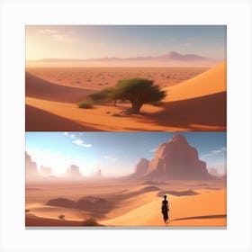 Desert Landscape 114 Canvas Print